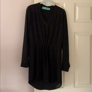 Black long sleeved dress